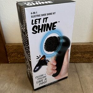 New Electric Shoe Shine Kit 4 in 1 Let It Shine Electric Shoe Shine Kit Protocol